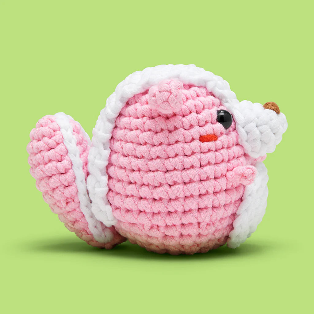 The Woobles Andre the Skunk Pink Crochet Kit