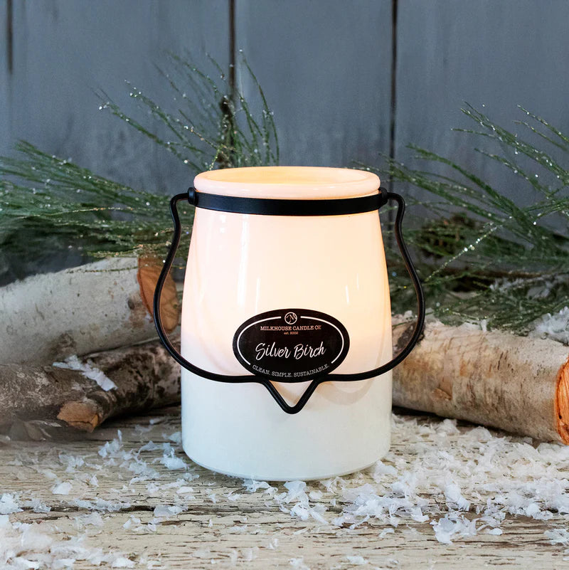 SILVER BIRCH CANDLE | 22 OZ BUTTER JAR